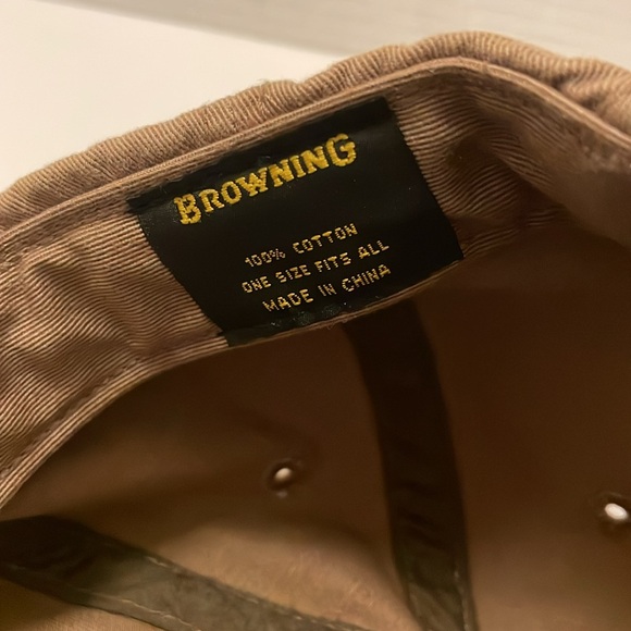 Browning Baseball Hat with Black Buckmark Logo - Picture 6 of 6